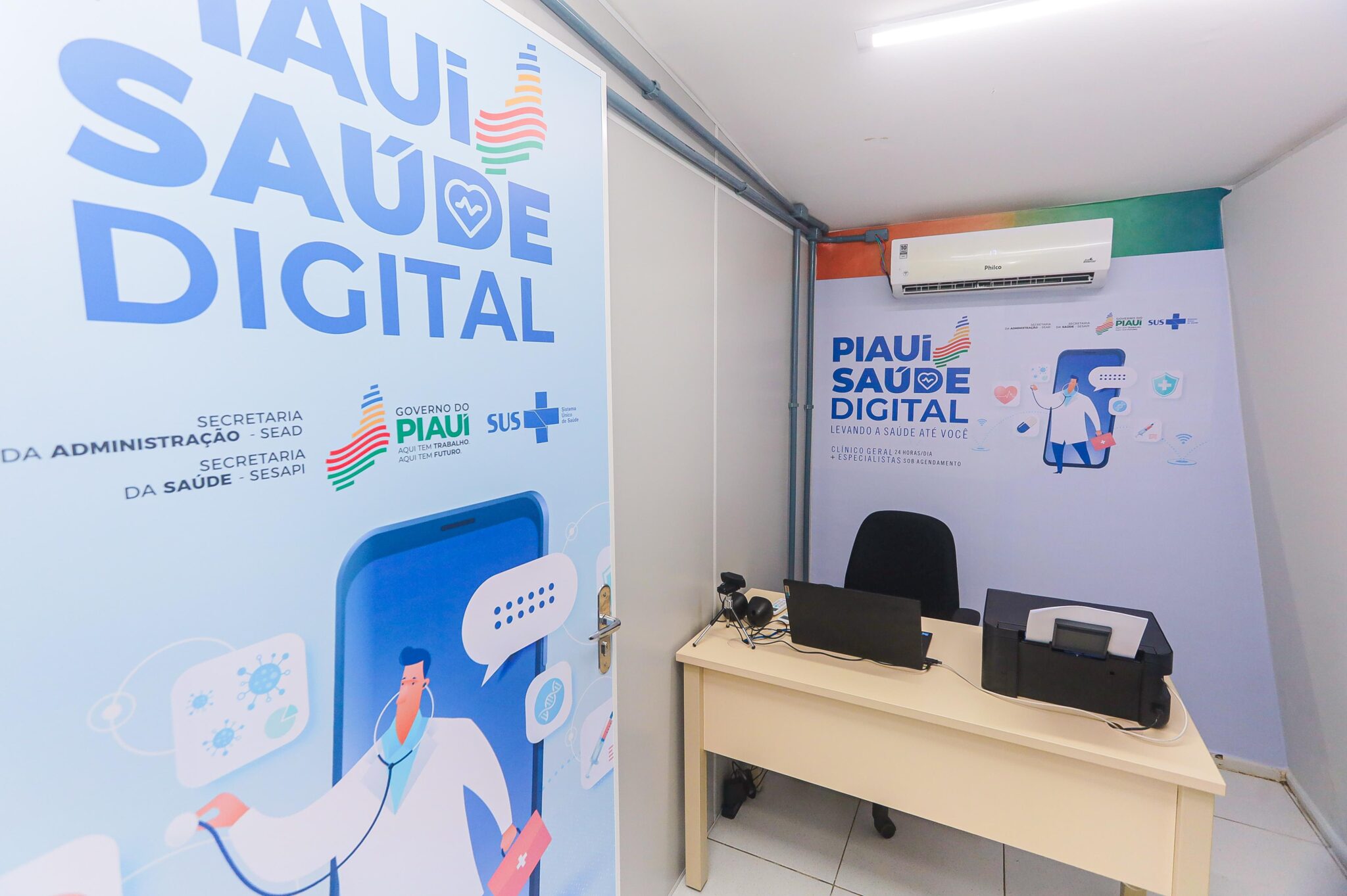Governo inaugura unidade do Piauí Saúde Digital no Centro Administrativo voltada para servidores estaduais