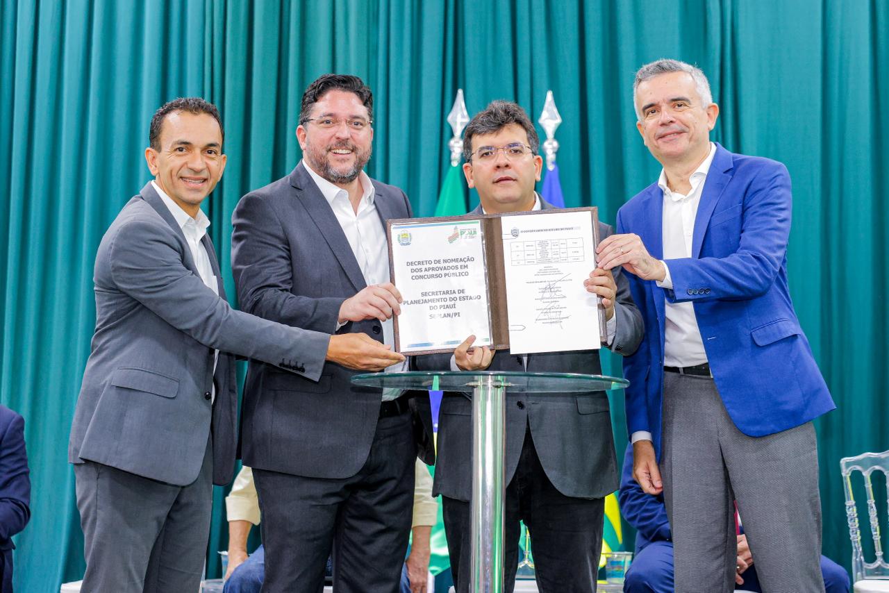 Rafael Fonteles empossa 137 concursados e destaca inovação no serviço público com a entrada de novos servidores